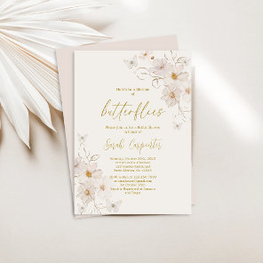 Lifetime of Butterflies Bridal Shower Invitation