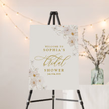 Lifetime of Butterflies Bridal Shower Welcome sign