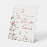 Lifetime of Butterflies Recipe Cards Bridal Shower