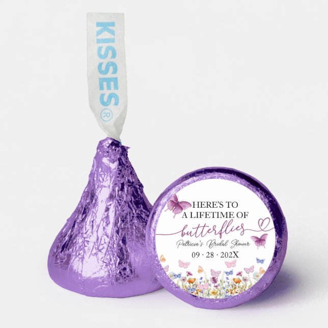 Lifetime of Butterflies Wildflower Bridal Shower  Hershey®'s Kisses® (Front)