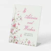 Lifetime of Butterfly Advice Wishes Bridal Shower