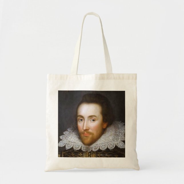 Lifetime Portrait of Shakespeare Tote Bag (Front)