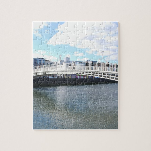 Liffey Bridge - Ha'penny Bridge Jigsaw Puzzle (Vertical)