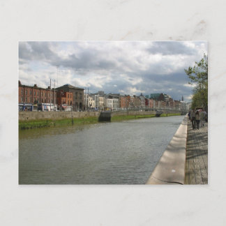 Liffy River In Dublin Postcard
