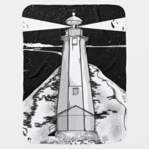 Lifhthouse Nelson New Zealand Baby Blanket