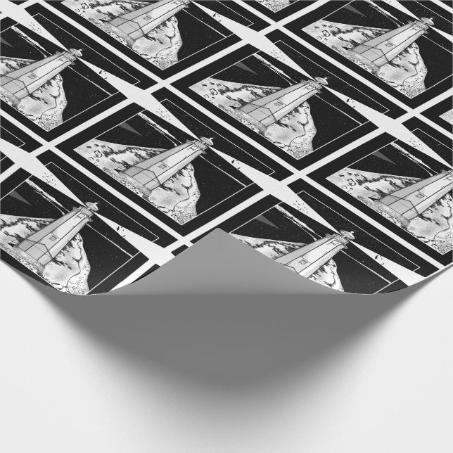 Lifhthouse Nelson New Zealand Wrapping Paper (Corner)