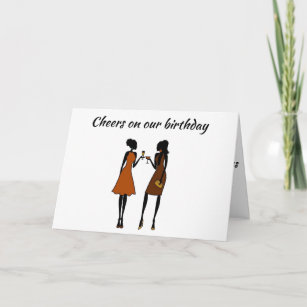 **LIFT A GLASS AND CHEERS** ON SHARED BIRTHDAY* CARD