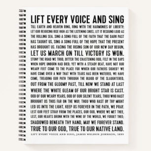 Lift Every Voice and Sing Poetry Journal