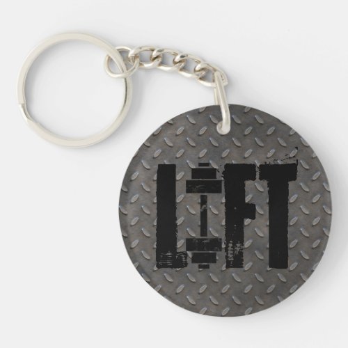 LIFT FITNESS GYM AND WORKOUT KEYCHAIN