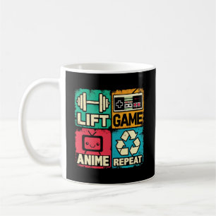 Lift, Game, Anime, Repeat Coffee Mug