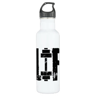 LIFT GYM Weightlifting BODYBUILDING Stainless Steel Water Bottle