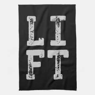 LIFT - Gym, Workout, Weight Lifting, Inspirational Towel