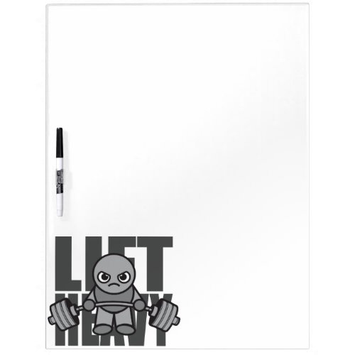 Lift Heavy _ Anime Kawaii Workout Motivational Dry_Erase Board