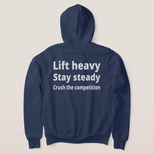 Lift Heavy Funny Gym Fitness Workout Muscles  Joke Hoodie