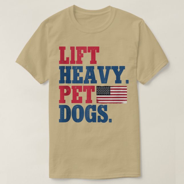 Lift Heavy Pet Dogs Weightlifting Fitness Gym tank (Design Front)