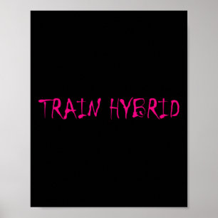 Lift Heavy Run Far Hybrid Sport Fitness Running Bo Poster