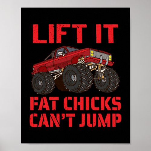 Lift It _ Fat Chicks Can39t Jump 6 Poster