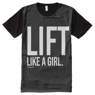 Lift Like A Girl T-Shirts & Shirt Designs | Zazzle