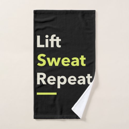 Lift Sweat Repeat Hand Towel