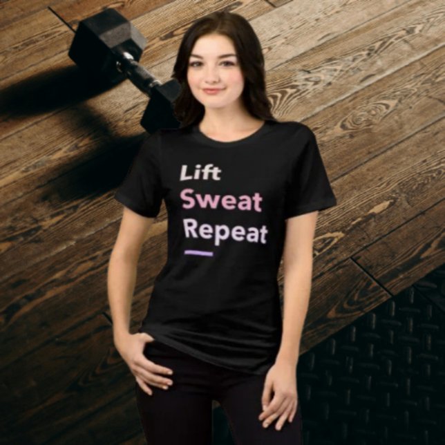 Lift. Sweat. Repeat. Tri-Blend Shirt (Creator Uploaded)