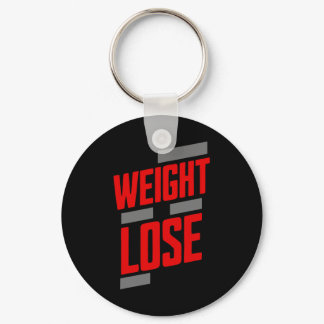 Lift The Weight Or Lose The Gains Vintage Retro Bo Keychain