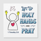 LIFT  UP HOLY HANDS CARD WITH ENVELOPE (Front)