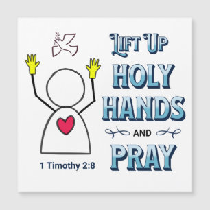 LIFT UP HOLY HANDS CARD WITH ENVELOPE