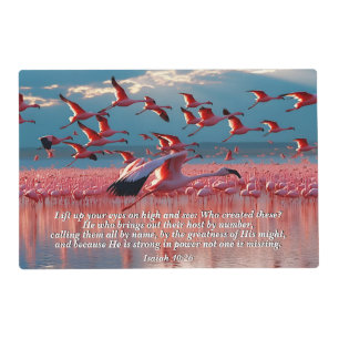 Lift Up Your Eyes on High, God & Creation Verse Placemat