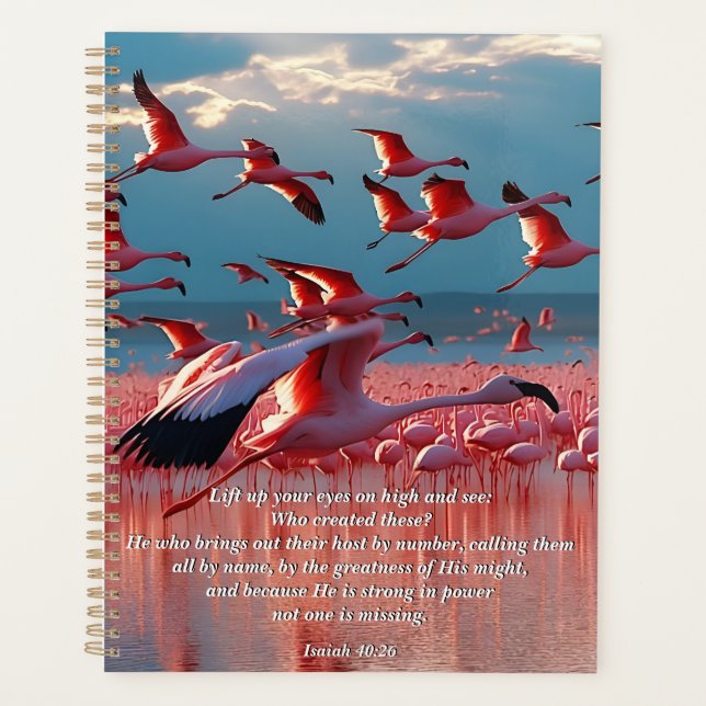 Lift Up Your Eyes on High, God & Creation Verse Planner (Front)