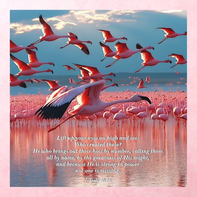 Lift Up Your Eyes on High, God & Creation Verse Wall Decal (Insitu 3)