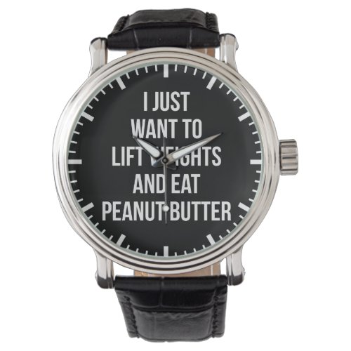 Lift Weights and Eat Peanut Butter _ Funny Workout Watch