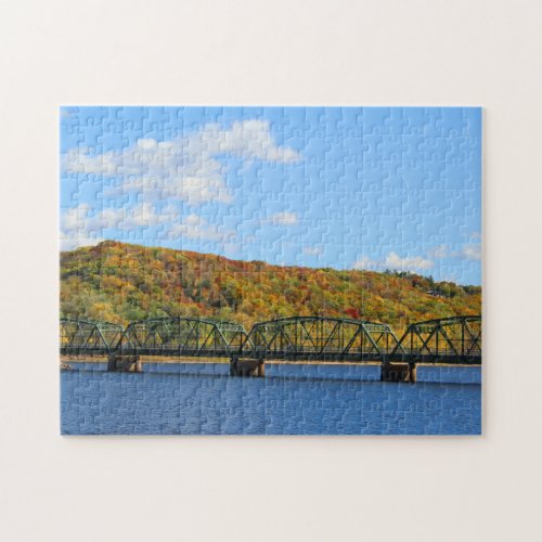 Liftbridge in the Fall Jigsaw Puzzle