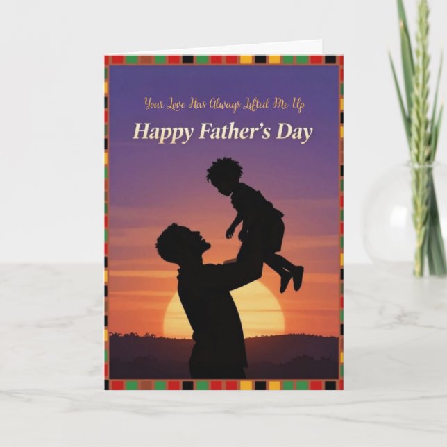 Lifted by Love Father's Day Card (Front)