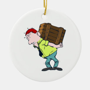 Lifting Ceramic Ornament