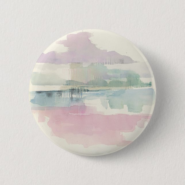 Lifting Fog | In Soft Pastels Button (Front)