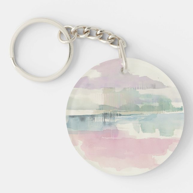 Lifting Fog | In Soft Pastels Keychain (Front)
