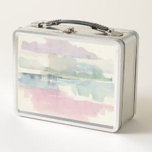 Lifting Fog In Soft Pastels Metal Lunch Box