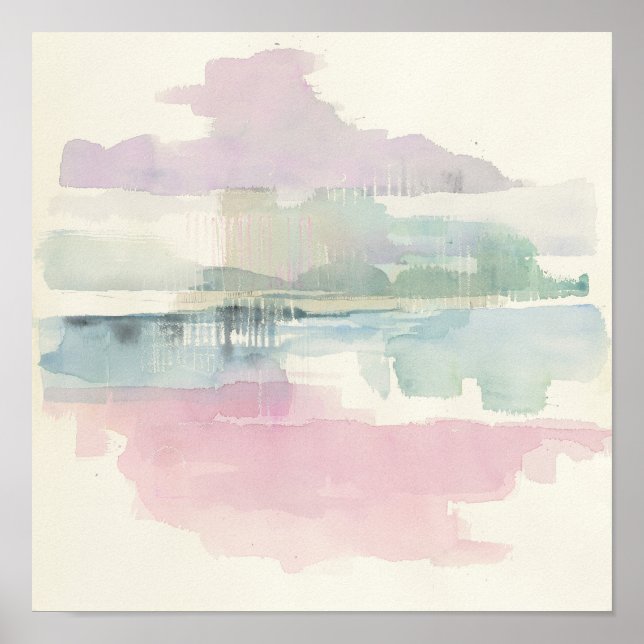 Lifting Fog | In Soft Pastels Poster (Front)