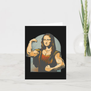 Lifting Mona Lisa Fitness Bodybuilding  Card