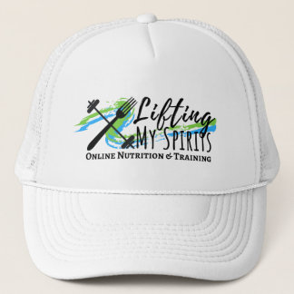 Lifting My Spirits White Trucker Hat