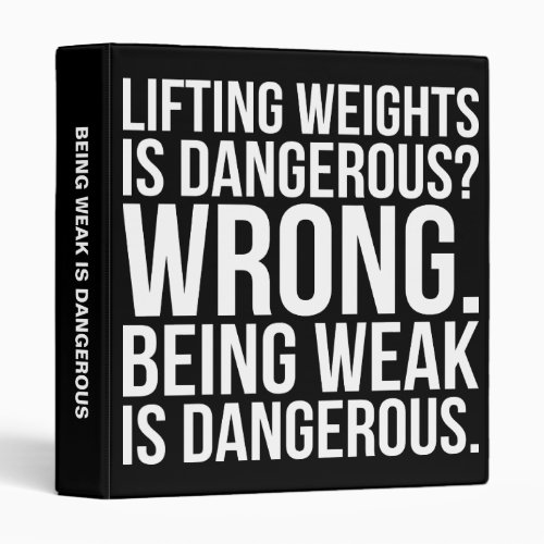 Lifting Weights Is Dangerous vs Being Weak _ Gym Binder