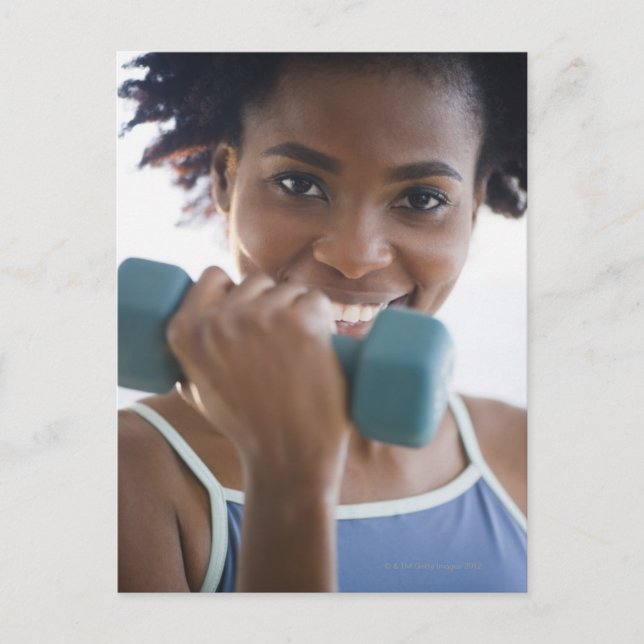 Lifting Weights Postcard (Front)