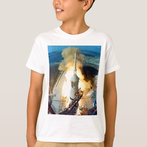 Liftoff of the Apollo 11 Saturn V Space Vehicle T_Shirt