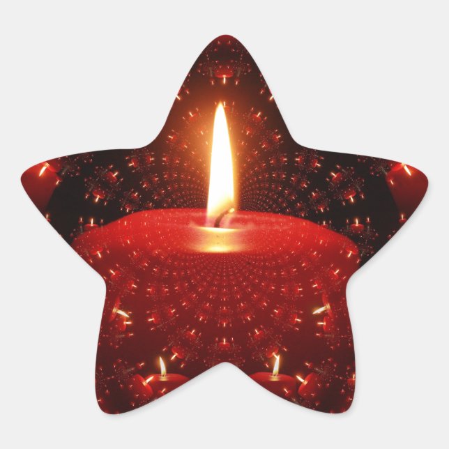 Light a Candle Star Sticker (Front)