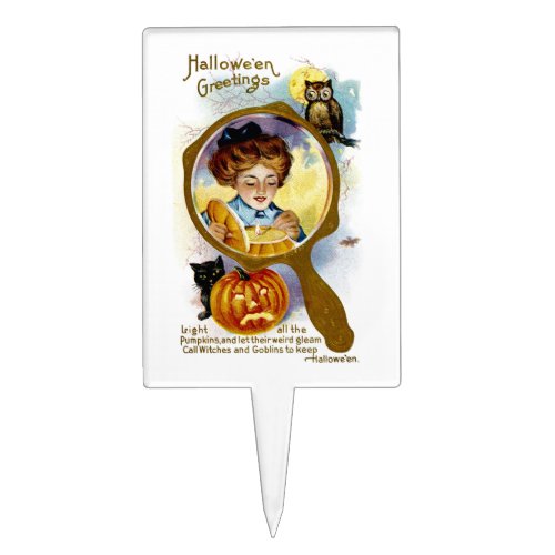 Light all the Pumpkins Cake Topper