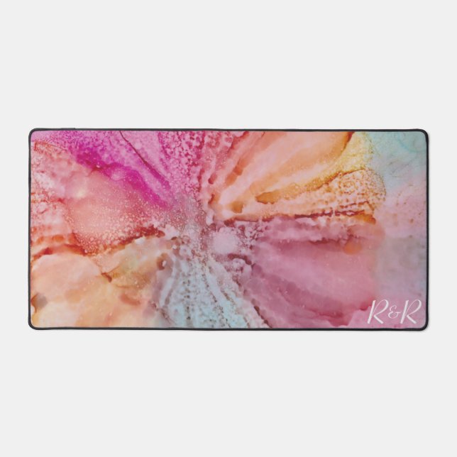 Light and Airy Desk Mat (Front)