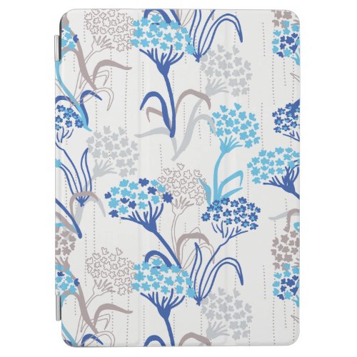Light and Airy Hydrangea Floral Pattern iPad Air Cover