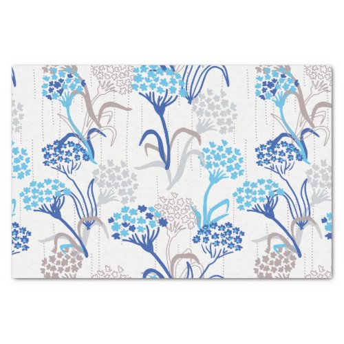 Light and Airy Hydrangea Floral Pattern Tissue Paper