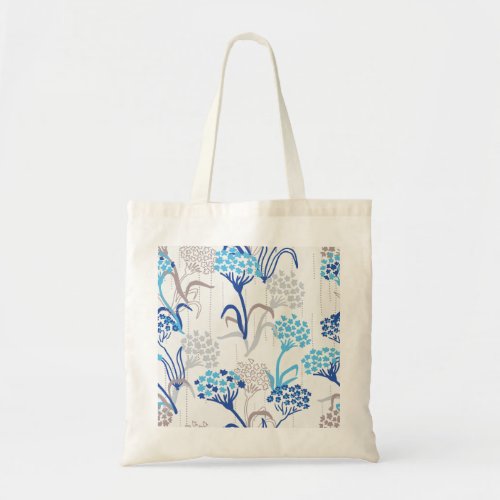 Light and Airy Hydrangea Floral Pattern Tote Bag