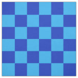 Light and Dark Blue Checker Design  Fabric